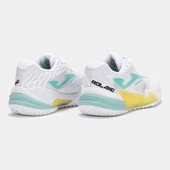 Joma Roland Kadın Beyaz Toprak & Sert Kort Tenis Ayakkabısı TROLLS2532AC - 3