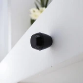 Merkür Düğme Siyah Mobilya Mutfak Dolap Dolabı Çekmece Kulpu Kulbu Plastik Siyah Tek Vidalı Kulp thumbnail 4
