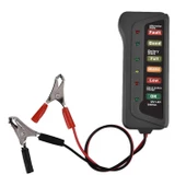 S Line Dijital Akü Test Cihazı 12V LED Gösterge ile Akü Durumu Ölçer - 1