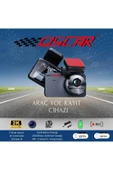 Oscar 2K QUAD HD Araç Yol Kayıt Cihazı Ön 2K Arka 1080P Wifi Uyumlu Araç Kamerası G-Sensörü Gece Görüşlü Kamera - 1