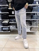 Yırtık Detay Karbeyaz Boyfriend Jean Csl 090 - 1