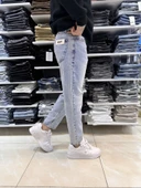 Yırtık Detay Karbeyaz Boyfriend Jean Csl 090 - 4