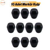 Merkür Düğme Siyah Mobilya Mutfak Dolap Dolabı Çekmece Kulpu Kulbu Plastik Siyah Tek Vidalı Kulp thumbnail 1