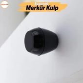 Merkür Düğme Siyah Mobilya Mutfak Dolap Dolabı Çekmece Kulpu Kulbu Plastik Siyah Tek Vidalı Kulp thumbnail 5