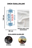 Gym Halter Fitness Desenli Dijital Baskılı Spor Havlusu Fitness Havlusu 80x160 SPR02 RENKLİ 80 X 160 - 2