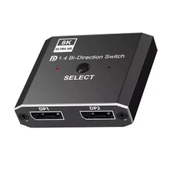 PrimeX PX-4284 8K DisplayPort Kumandalı Çift Yönlü Çoklayıcı Switch Splitter (2 PC-1 Monitör) - 1