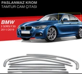 Bm-w F30 Krom Cam Çerçevesi 8 Parça TamTur 2011-2019 Arası Uyumlu - 1