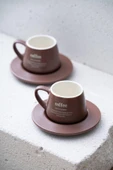 Acar 7459 Blush 2 Li Kahve Fincan Takımı Bordo - 2