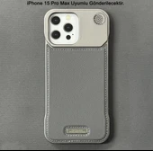 iPhone 15 Pro Max Parfümlü Koku Hazneli MagSafe Uyumlu Deri Kılıf thumbnail 3