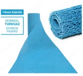 100X1300CM TURKUAZ KIVIRCIK PASPAS-HALI KAYMAZ YOLLUK LİDYA 14MM - 1