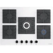 Lanova İnci 3206W01 - G17402-105 - 3220W6 5'li Kare Beyaz Cam Ankastre Set - 3