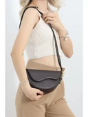 VELSE Suni Deri Bayan Omuz Çantası thumbnail 5