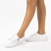 Kadın Hakiki Deri Geniş Kalıp Günlük  Ayakkabı  Sneakers - 6