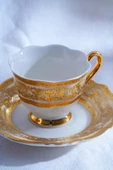 Acar 6889 Lilibet 6 Lı Kahve Fincan Takımı Gold - 2