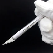 BUFFER® Zanaat 16 Parça Hobi Gravür Ahşap Heykel Çömlek Oyma Şekil Verme 13 Maket Bıçak Neşter Seti - 5