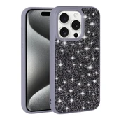 iPhone 15 Pro Kılıf Parlak Taşlı Tasarım Pırlanta Kapak thumbnail 5