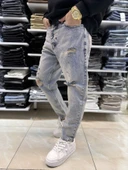 Yırtık Detay Boyfriend Jean 454CslKe - 5