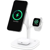 iThink Ws-50 5in1 Wireless Şarj Istasyonu Beyaz - 1