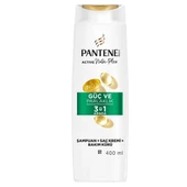 Pantene Doğal Sentez Güç ve Parlaklık 3ü1 Arada Şampuan 400 Ml - 1