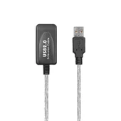 S-LINK 15metre SW-SGG45 Usb2.0 Şeffaf Uzatma Kablo - 1
