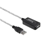 S-LINK 15metre SW-SGG45 Usb2.0 Şeffaf Uzatma Kablo - 2