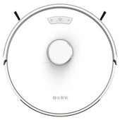 S-LINK C45 Max 2700 Vakumlu Gerçek 3000mAh Yüksek Emişli Akıllı Robot Süpürgesi - 2