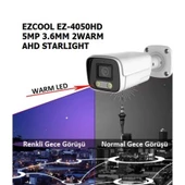 EZCOOL 5MP EZ-4050HD 3.6MM 40metre STARLIGT BULLET AHD KAMERA - 1
