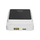 S-LINK M1021 10000mAh Magsafe 15W HSC22.5W+PD20W+QC3.0 Beyaz LCD Taşınabilir Şarj Cihazı Powerbank - 2