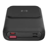 S-LINK P135 10000mAh PRM PD20W+QC18W+HSC22.5W 15W Magsafe Dahili Kablo Siyah Gizli LED Taşınabilir Pil Şarj Cihazı Power - 2