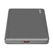 S-LINK MG105 5000mAh PD20W Magsafe 15W Kablosuz Type-C Gri Taşınabilir Metal Şarj Cihazı Powerbank - 2
