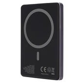 S-LINK MG105 5000mAh PD20W Magsafe 15W Kablosuz Type-C Mor Taşınabilir Metal Şarj Cihazı Powerbank - 5