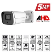 EZCOOL 5MP EZ-4040HD 3.6MM 40metre AHD BULLET KAMERA - 1