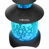 MIKADO MD-20BT Siyah 5W 1200mAh BT-LED Işıklı Bluetooth Hoparlör thumbnail 3