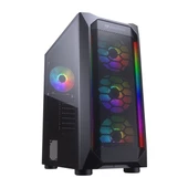 COUGAR 650W 80+ MX410 MESH-G CGR-5VM6B-MESH-G-RGB GAMING MID-TOWER PC KASASI - 1