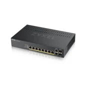 ZYXEL 8port NEBULA 1920-8HP V2 GIGABIT 2-SFP 130W POE Yönetilebilir Swıtch - 3