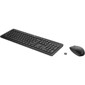 HP 1Y4D0UT Kablosuz Q Trk Optic Mouse Siyah Multimedya Klavye - Mouse Set 255 thumbnail 2