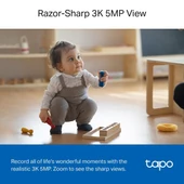 TP-LINK 5MP Tapo C230 Pan/Tilt AI Ev Güvenlik Wi-Fi Kamera - 4