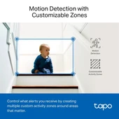 TP-LINK 5MP Tapo C230 Pan/Tilt AI Ev Güvenlik Wi-Fi Kamera - 8