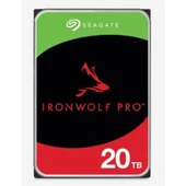 SEAGATE 3.5" 20TB IRONWOLF PRO ST20000NT001 256MB 7200RPM SATA-3 KURUMSAL NAS DİSKİ thumbnail 1