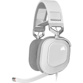 CORSAIR CA-9011238-Eu HS80 RGB Kablolu Oyuncu Kulaklığı - Beyaz - 1