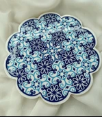 Nihale Çini Seramik Çaydanlık Tencere Tava Altlığı Çapı 18 - 1