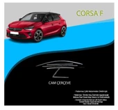 Opel Corsa F Krom Cam Çerçevesi 10 Parça TamTur 2019+ Uyumlu - 1