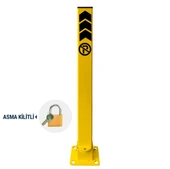60 cm Kilitli Otopark Direği – Park Bariyeri (Asma Kilit Dahil) - 1
