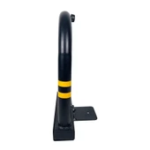 Oval Tip Kilitli Otopark Direği – 3'lü Set Siyah - 8