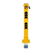 Yukarıdan Kilitli Otopark Bariyeri – 75 cm Sarı - 1
