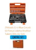Zhltools Cr-v Max Cırcırlı 53 Parça Lokma Anahtar Takımı Bits Uç Seti - 1