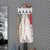 Kenzlife elbise askılığı askılık vettini38 byz 20*038*12 siyah 4 adet askı portmanto thumbnail 1