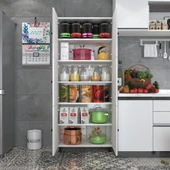 Kenzlife mutfak dolabı tahiri byz 188*80*37 çok amaçlı dolap arkalıklı - 2