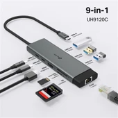 Tp-Link UH9120C USB Type C Docking Station 9 Port ( USB-C PD + USB C + USB 3.0 X3 + Kart Okuyucu ) - 2