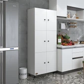 Kenzlife mutfak dolabı tahiri byz 188*80*37 çok amaçlı dolap arkalıklı - 1